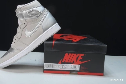 Hyperoad  JORDAN NEUTRAL 1 METALLIC SPECIAL GREY (WITH JAPAN SILVER BOX) AIR 0731